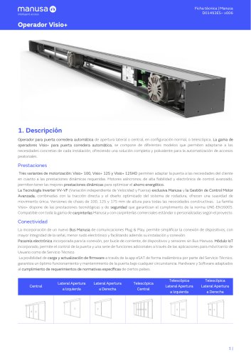 D01493ES– v006 Operador Visio+