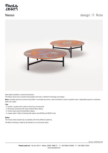 Nesso - Side tables