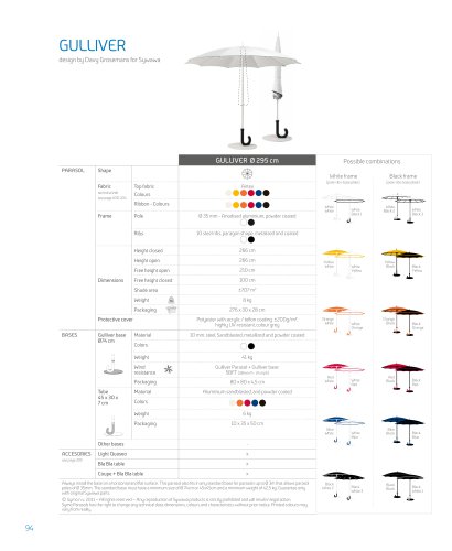 Sywawa parasols - GULLIVER