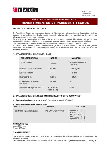 REVESTIMIENTOS DE PAREDES Y TECHOS