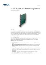 Enova® DGX DXLink TM 4K60 Fiber Input Board