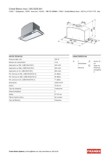 Cristal Blanco Inox | 305.0528.841