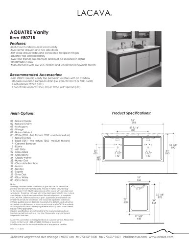 AQUATRE # 8071B