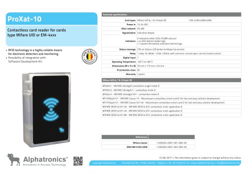 RFID reader ProXat-10