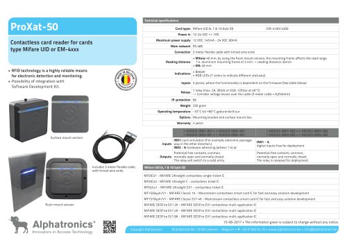 RFID-reader ProXat-50