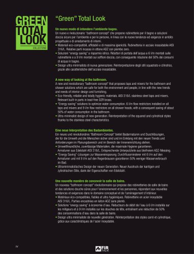 GREEN TOTAL LOOK CATALOGUE