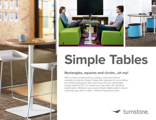 simple tables