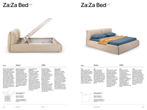 Catálogo 1750-1751 ZAZA BED