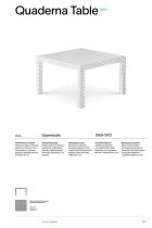 Catálogo 2600 QUADERNA TABLE - 1