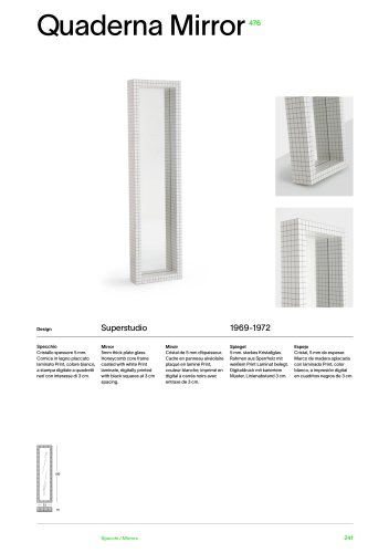 Catálogo 476 QUADERNA MIRROR