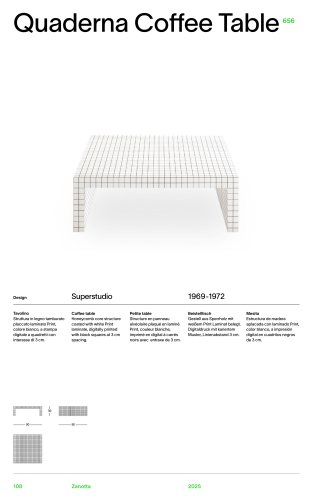 Catálogo 656 QUADERNA COFFEE TABLE
