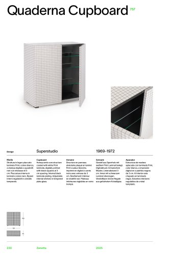 Catálogo 757 QUADERNA CUPBOARD
