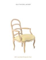 Louis Soleil Dining Arm Chair