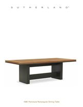 Peninsula Rectangular Dining Table