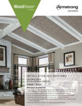 INSTALLATION INSTRUCTIONS - WOODHAVEN CEILINGS