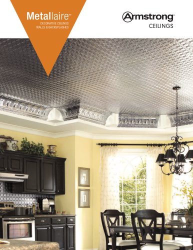 Metallaire Ceilings, Walls, and Backsplashes Brochure