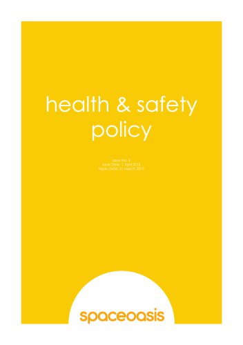 health & safety policy