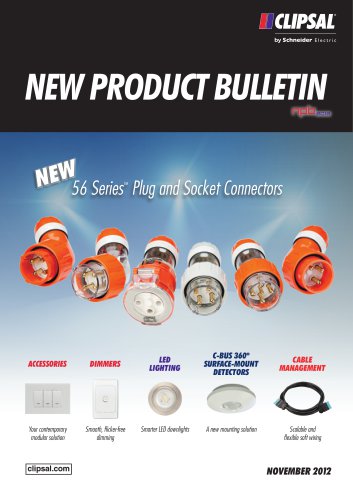 New Product Bulletin - November 2012