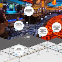 Suelo Técnico Elevado para Casino Polygroup - 8