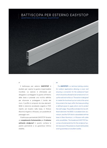 SKIRTING FOR EXTERNAL EASYSTOP