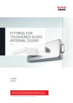 FITTINGS FOR TOUGHENED GLASS INTERNAL DOORS