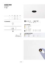 Technical Datasheet KONO MINI RECESSEDS