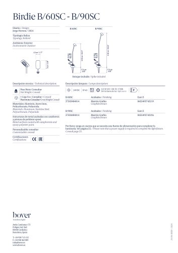 Birdie B/60SC - B/90SC