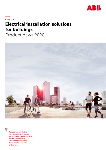 Electrical installation solutions for buildings Product news 2020