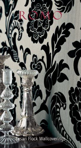 Lasari Flock Wallcoverings