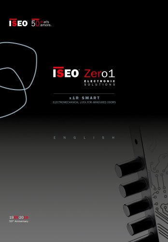 ISEO Zero1 ELECTRONIC SOLUTIONS x 1 R SMART ELECTROMECHANICAL LOCK FOR ARMOURED DOORS