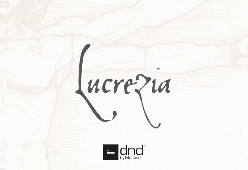 COLLEZIONE LUCREZIA CATALOGO 2016