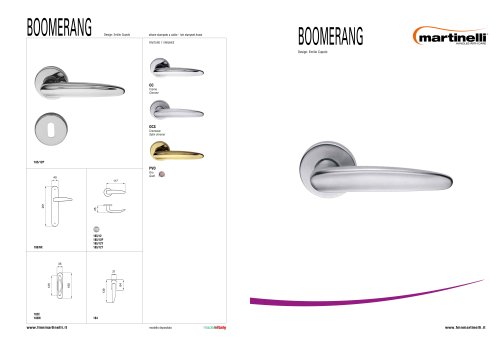 Handles/design:Boomerang