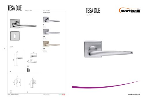 Handles/design:Tesa due