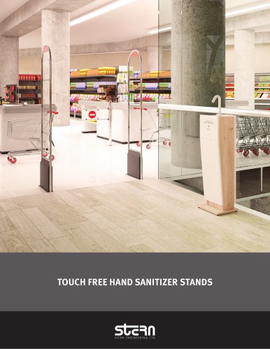 Touch-Free Hand Sanitizer Stands Brochure