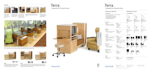 Terra Casegoods for Treatment Areas