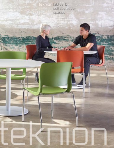 teknion tables & collaborative spaces