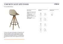 TABURETE MATE SPIN WOOD