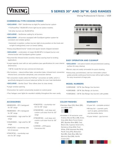 Viking Professional 5 Series – VGR