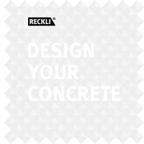 RECKLI Image brochure - Design your concrete