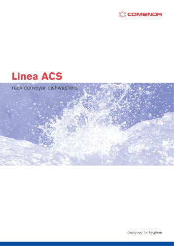 Linea ACS rack conveyor dishwashers