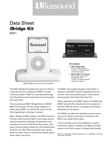 iBridge Kit - BGK1 Data Sheet