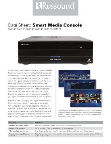 Smart media console