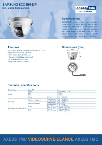 SAMSUNG SCC-B5343P