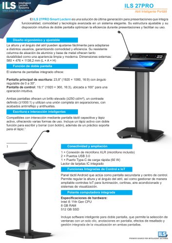 ILS 27 Pro Folleto Informativo