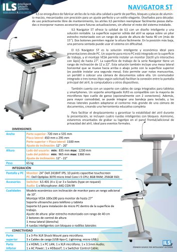 ILS Navigator ST (Catálogo en español)