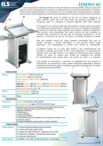 ILS Synergy AC (Catálogo en español)