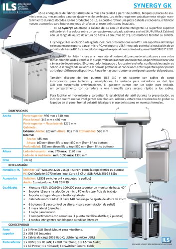 ILS Synergy GK (Folleto en Español)