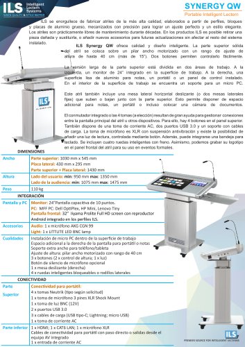 ILS Synergy QW (Folleto en Espanol)