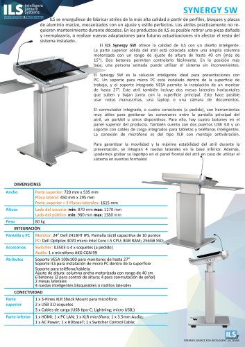 ILS Synergy SW (Catalogo en Español)