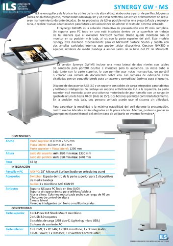 SYNERGY GW-MS (Catálogo en español)